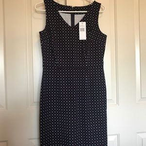 Navy sheath dress